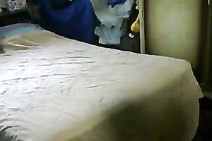 Dirty-minded black haired non-professional Hindy wifey gives a priceless HJ