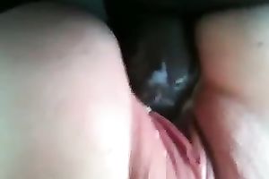 Beautiful penetration of a large dark shlong into my pink cunt