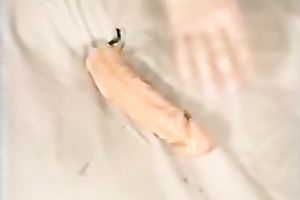 Cute 3some of vintage strumpets on the ottoman trying anal penetration