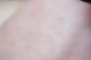 Going closer to the puffy slit of my dirty slut wife as this babe groans