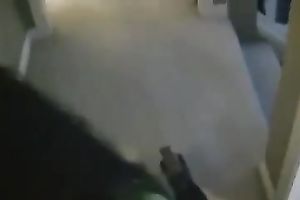 Marvelous brunette hair sexy horny white wife is an awesome dick sucker