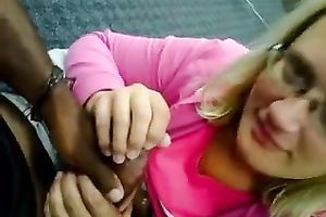 My seductive golden-haired wife gives me an astounding morning oral sex