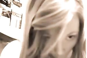 Pallid emotional and rather concupiscent webcam dark brown played with her toy