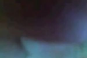 Perverted non-professional bulky dark head played with her massive titties