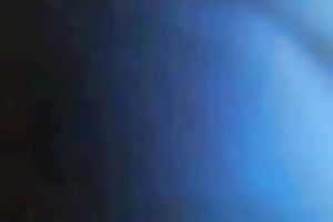 Perverted non-professional bulky dark head played with her massive titties