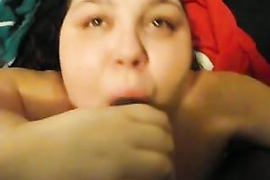 Fat white woman takes 10-Pounder of my perv ally in her face hole