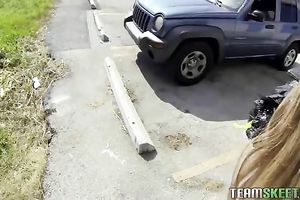 Wonderful dark brown sexy sweetheart would love to be fucked outdoors