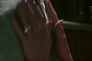 Slutty and hot slut in sexy lingerie sucks the ramrod