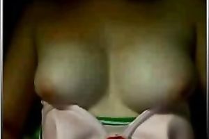 Busty French college slutty wife on livecam playing with her pantoons