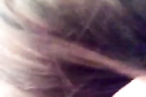 Cute black haired sweet and playful GF of my buddy gives him valuable BJ