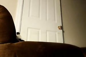 My swarthy ex GF enjoys playing with anal beads in homemade solo video