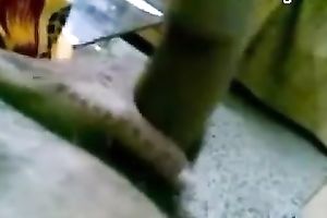 Happy dude playing with his cute Indian authentic girlfriend