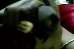 Happy dude playing with his cute Indian authentic girlfriend