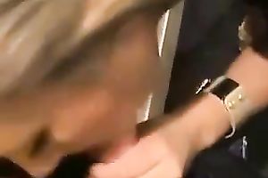 Alluring non-professional blond nympho want to engulf my beefy sloppy 10-Pounder