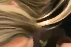 Alluring non-professional blond nympho want to engulf my beefy sloppy 10-Pounder