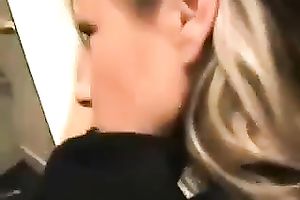 Alluring non-professional blond nympho want to engulf my beefy sloppy 10-Pounder