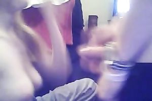 Red haired pallid coed amateur wife did a great work on my buddy's strong pecker