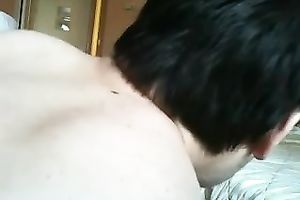 Playful golden-haired ally of mine gives me some indeed excellent oral stimulation