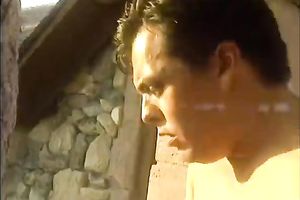 Shiny light-haired sexbomb acquires cheerful by hunky man