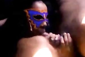 Masked delightsome nympho of my ally knows a flawless BJ technique