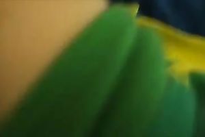 I push my gf's slit and load my cum on her boobies