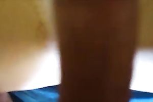 I push my gf's slit and load my cum on her boobies