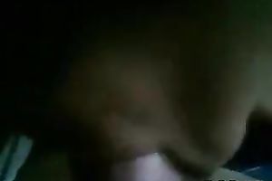 Big boobed college girlfriend sucks my large white weenie dry