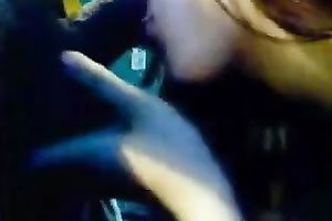 Blowjob from my punk college girlfriend on the web camera