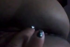 Lewd Brazilian dilettante housewife flashed her charming large rack close-up