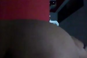 Lewd Brazilian dilettante housewife flashed her charming large rack close-up