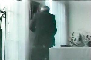 Two lustful mans group sex svelte bitch at the backseat