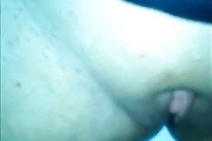 I rub my hairless cunny and make myself reach big O