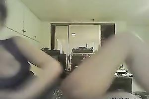 Busty and glamorous dark brown hottie flashes her body