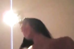 Well shaped seductress riding my face in 69 position