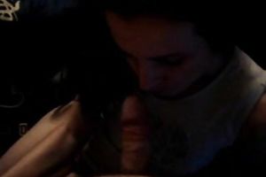 Slender Russian girlfriend gives me oral job on POV homemade clip