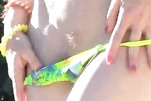 I asked my astounding redhead girlfriend to pose on camera