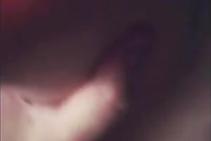 Boobalicious girlfriend rubbing my jock betwixt her goodies