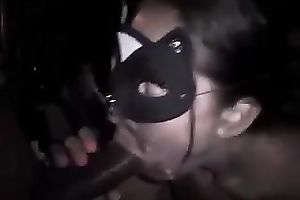 My rapacious dark brown sweetheart enjoys my giant dark dong