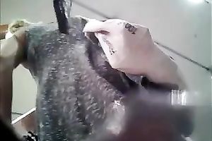 This sweetheart with great gazoo has no idea I am spying on her