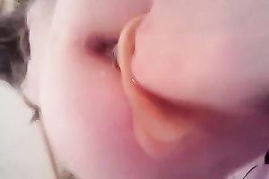 My pleasant wife shows her ass to me and lets me toy her bawdy cleft