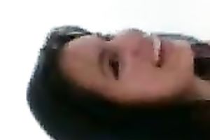 Frisky roommate hottie flashes her marangos and takes shower