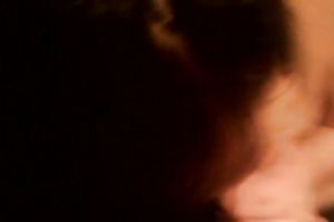 Black haired skank pumping my ramrod and licking my balls