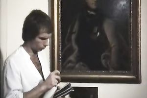 Two hawt and lascivious hotties in the daybed with one kinky jerk