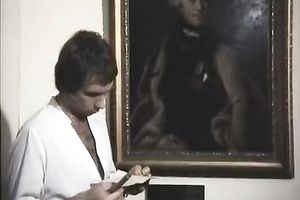 Two hawt and lascivious hotties in the daybed with one kinky jerk