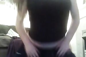 Big agreeable white bazookas and entire lot of a hawt butt on livecam