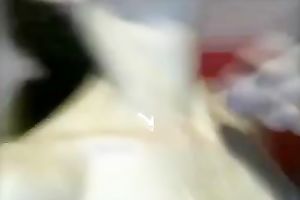 My pretty dark brown horny white wife with small mangos engulfing weenie