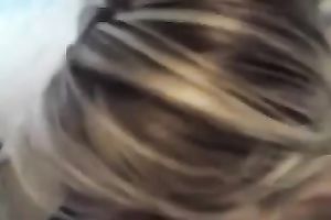 Short haired breasty blond nympho properly sucked my 10-Pounder dry