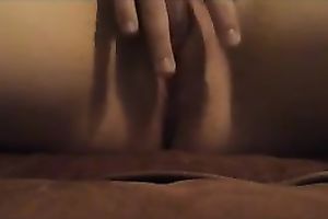 Perfectly clean and smooth pink bawdy cleft of my white girlfriend