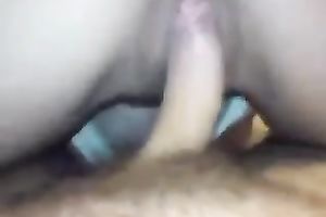 Perfect a-hole of a college white whore romping on my wang