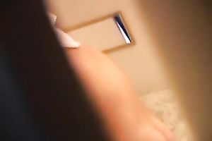 Hidden webcam of all natural sweetheart flashing her moist a-hole in the shower